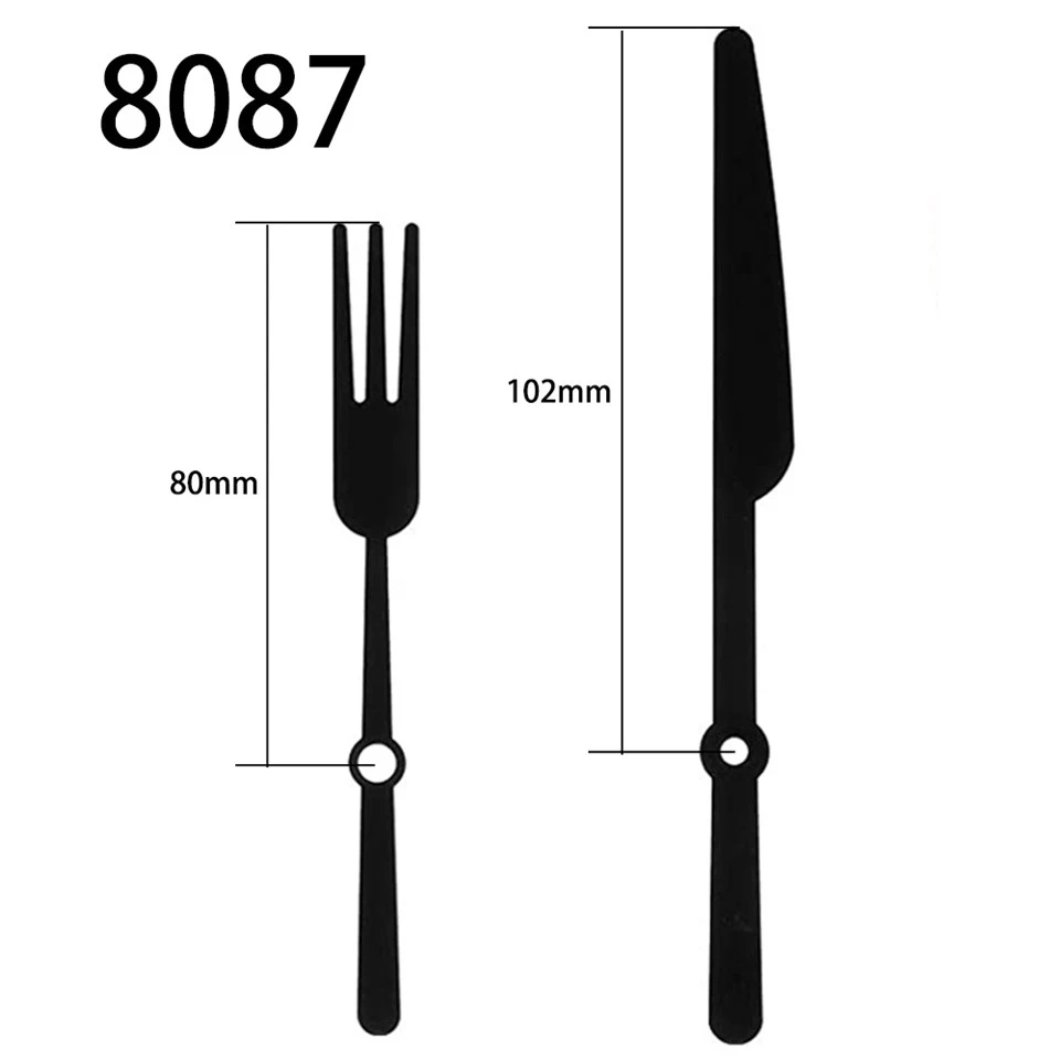Jarum Jam No.8087 Hitam Jam Dan Menit