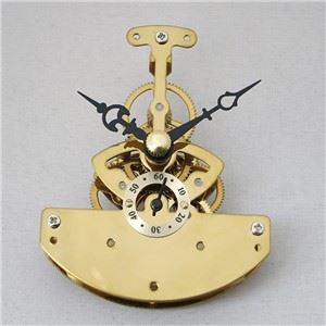 Mesin Jam Gerakan Jam Mekanik Metal Quartz Skeleton Clock Kit